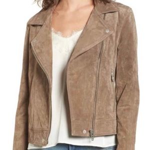 Blank NYC suede moto jacket